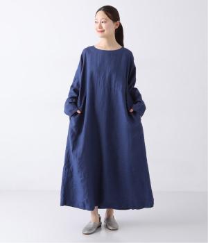 リネンインディゴワンピース