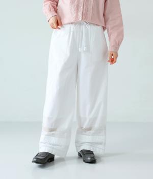 インドコットンパンツ(ホワイト-F)