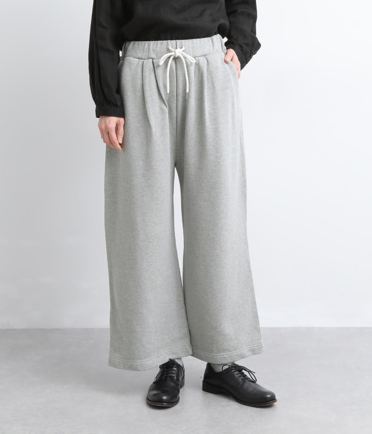 裏毛　イージーパンツ(グレー-F)