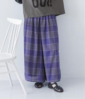 6月下旬発売予定】ワッシャーチェック ワイドパンツ｜ichi（イチ）の