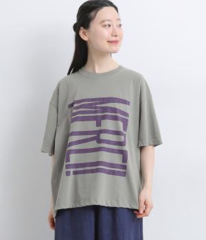 ピグメント　MERCI!　プリントＴシャツ