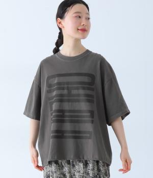 ピグメント　OHLALA　プリントＴシャツ(チャコール-F)