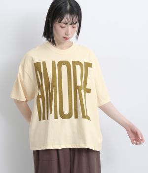 ピグメント　AMORE　プリントＴシャツ