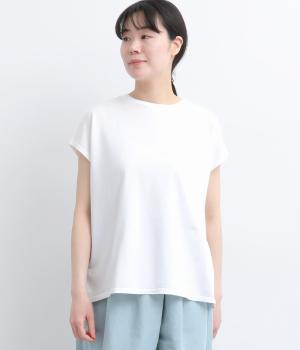 コットン　スリーブレスプルオーバー(ホワイト-F)