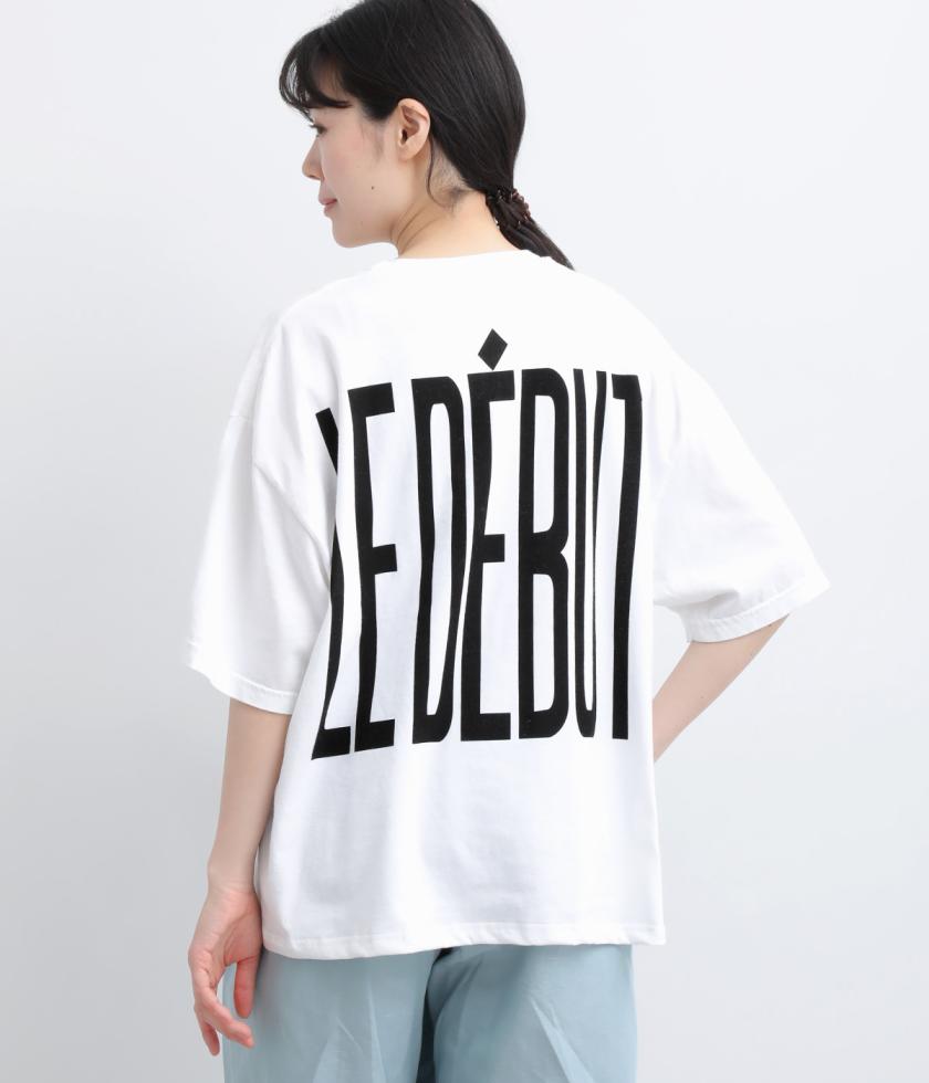 ピグメントTシャツ　”LUNDI” ”LEDEBUT”