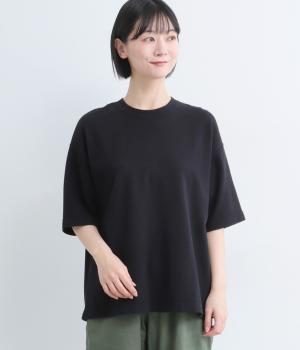 コットンサーマル　プルオーバー(ブラック-F)