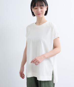 コットン　スリーブレスプルオーバー(ホワイト-F)