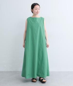 コットンタイプライター　ノースリーブワンピース