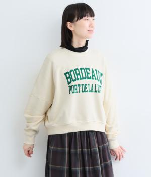 コットン裏毛ピグメントプルオーバー(ナチュラル-F)