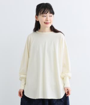 ボリューム袖　ラウンドヘムプルオーバー（ナチュラル・F）