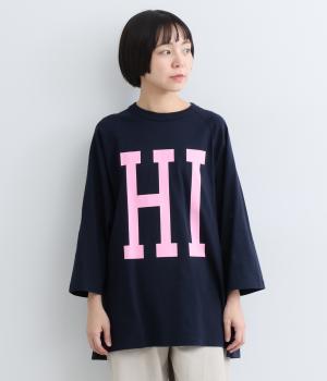 プリントラグランプルオーバー　HI（ネイビー・F）