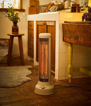 カーボンヒーター　Nostal　Stove　wide(グレージュ-ONESIZE)