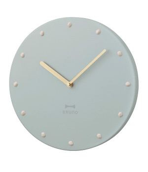 メタルウォールクロック(ブルーグレー-ONESIZE)