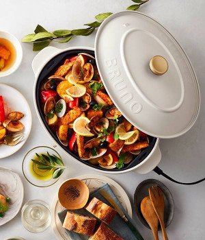 オーバルホットプレート(ホワイト-ONESIZE)