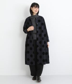 フロッキープリントラグランコート