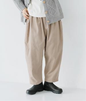 別注｜着丈選べる　細畦コーデュロイよくばりパンツ(ミルクティー-F)