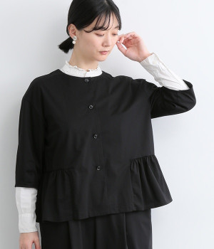 ウエストデザインジャケット(ブラック-ONESIZE)