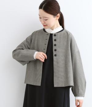 オールシーズナルポンチクルーネックジャケット