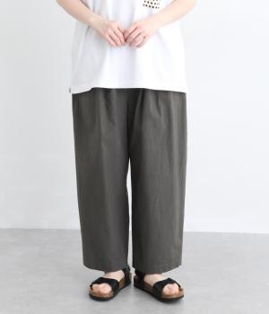 コットンタイプライター　後切替ポケット付きパンツ(チャコール-F)