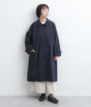 撥水加工馬布襟付きコート