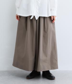 撥水加工馬布タックパンツ(グレー-F)