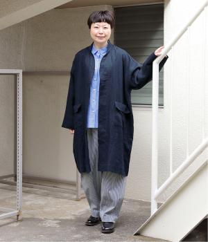 フレンチリネンツイル　アトリエコート