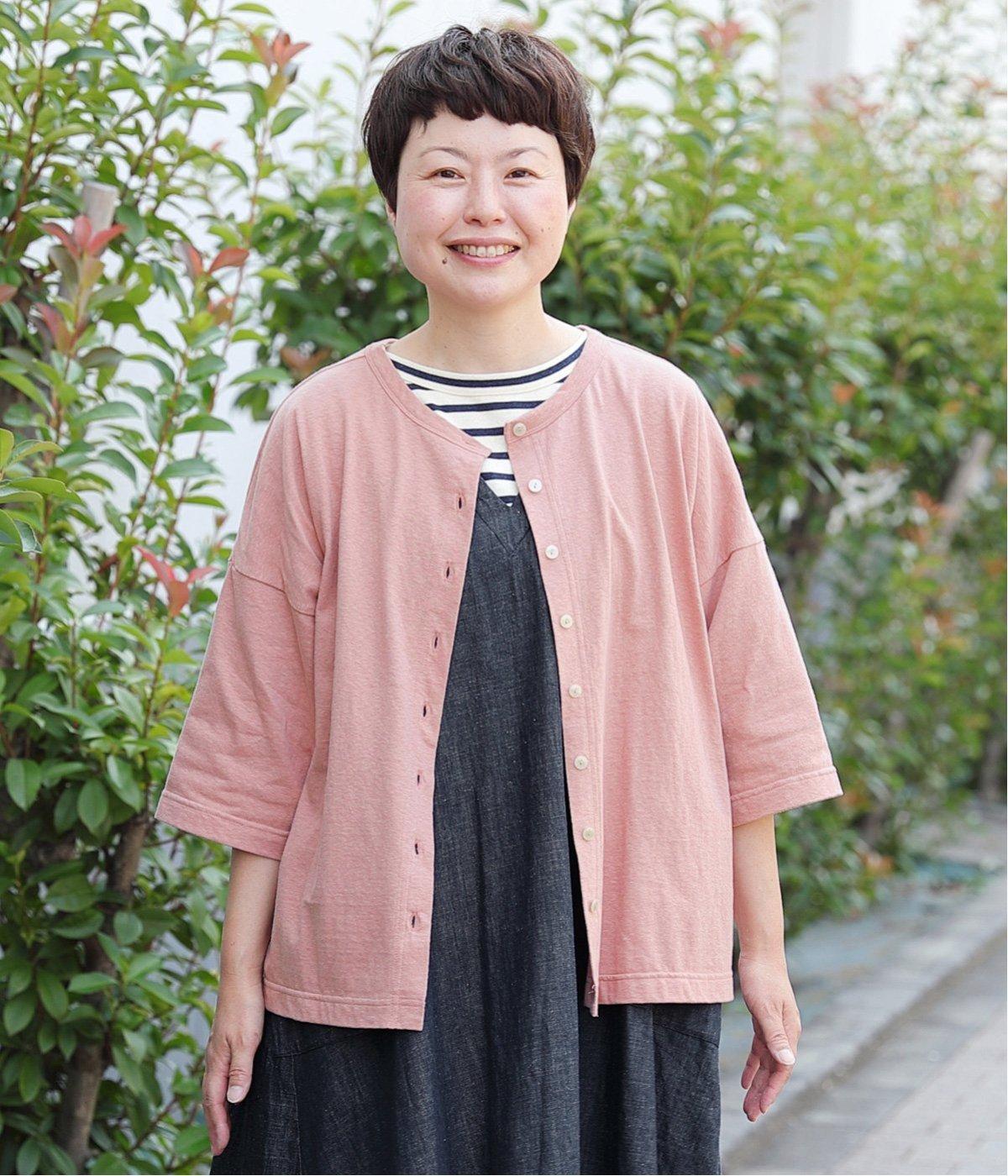 ラフィ天竺　2wayプルオーバー(ピンク-ONESIZE)