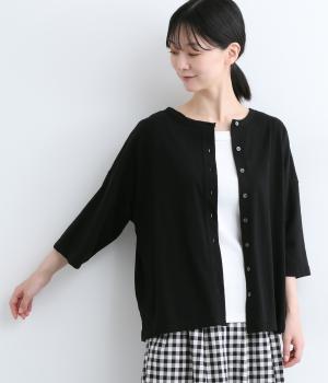 ラフィ天竺　2wayプルオーバー(ブラック-ONESIZE)