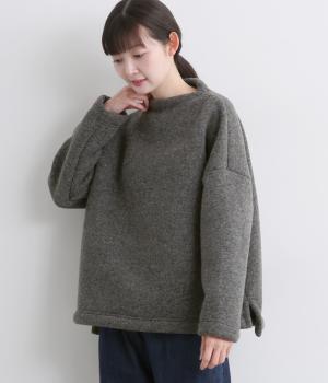 ボトルネック ニットプルオーバー