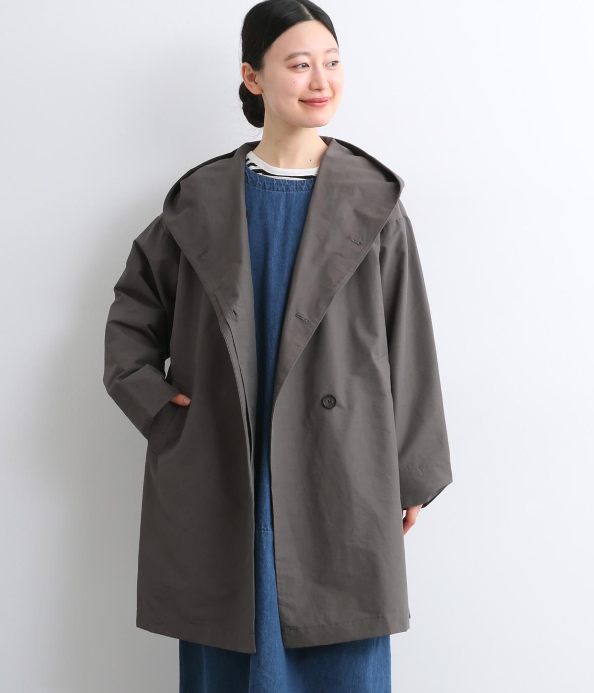 グログラン2wayフードコート(ダークグレー-F)