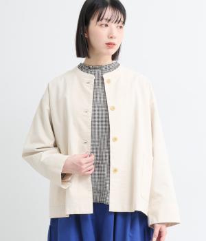 コットンオックスジャケット(アイボリー-F)