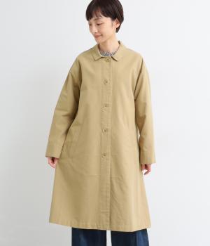 コットンオックスステンカラーコート
