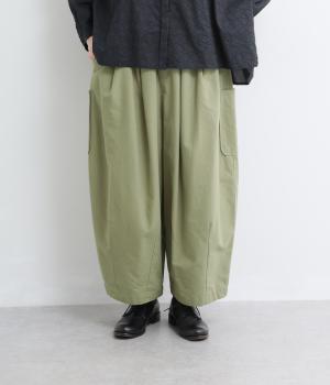 コットンオックスポケットバルーンパンツ