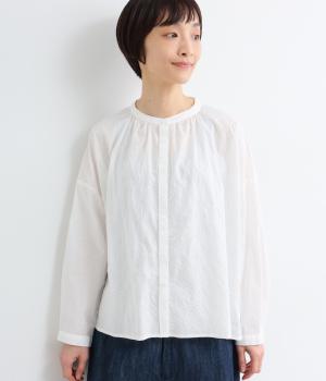 コットン細番手刺繍はおりブラウス