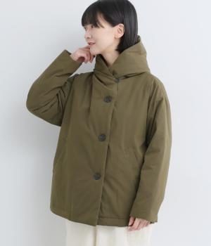 ボンディングフードジャケット(カーキ-F)