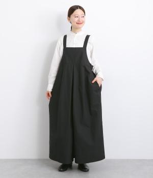 タイプライターサロペット(ブラック-ONESIZE)