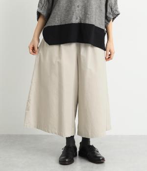 細コーデュロイガウチョパンツ(アイボリー-F)