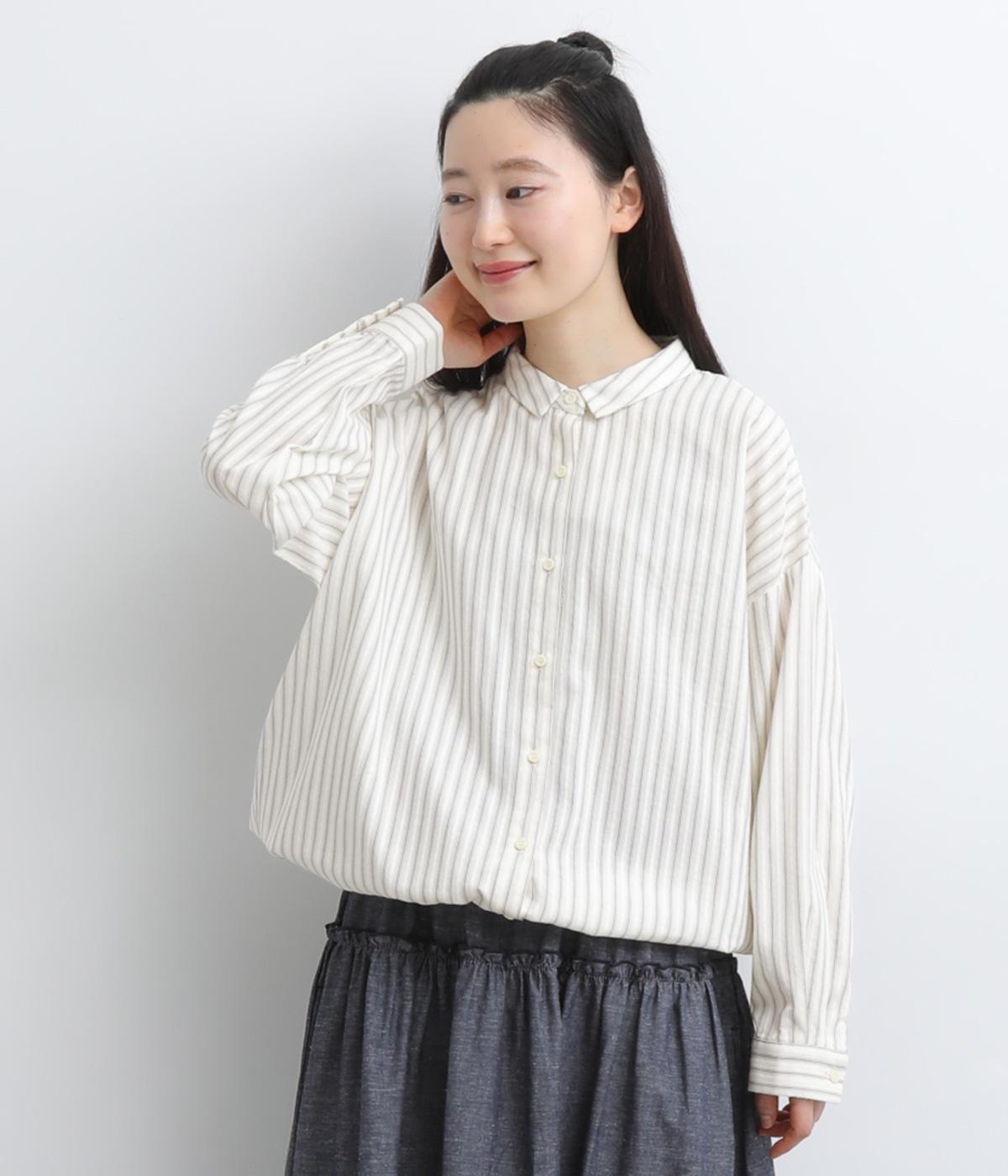 コットンドビーシャツ(ホワイト-F)