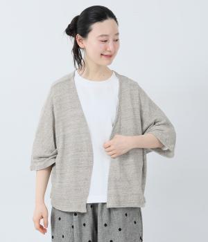 杢天竺カットソー　ハオリ