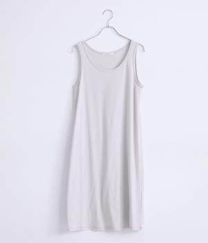 ソフト天竺　インナーワンピース(ライトグレー-F)