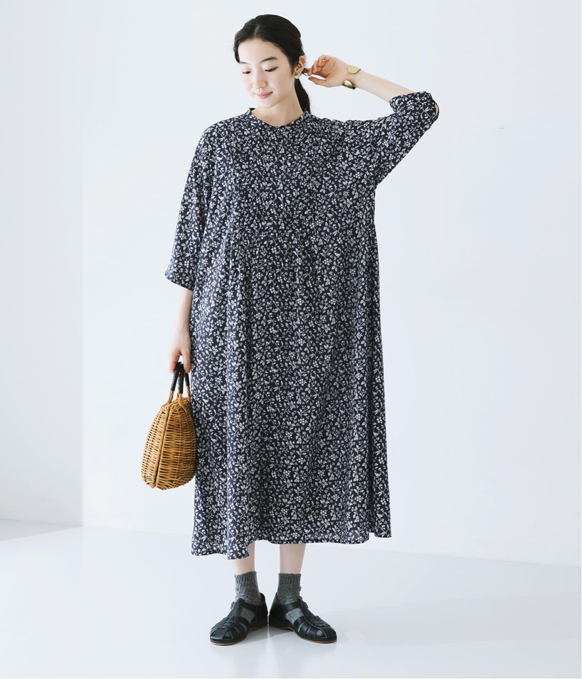 blumarine ブルマリン　コットン　フラワープリントワンピース　38 ISW-263W-30026_LL.jpg