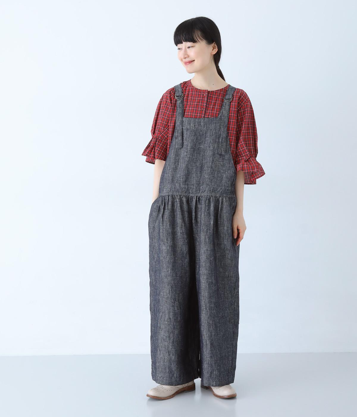 なびちゃん 極美品*FRAMeWORK コットンリネン サロペット リネンサロペット｜blue willow（ブルーウィロウ）の商品詳細