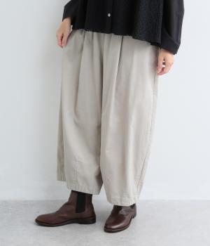 コットン細コーデュロイバルーンパンツ（アイボリー・F）