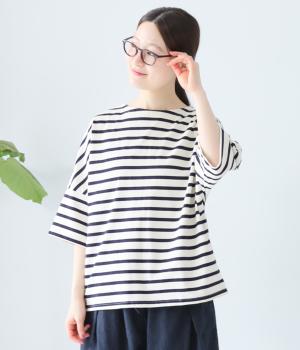 デラヴェボーダープルオーバー(キナリ×ネイビー-ONESIZE)