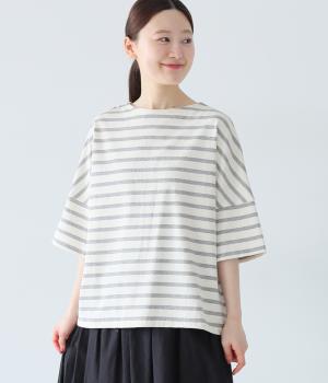 デラヴェボーダープルオーバー(キナリ×グレー-ONESIZE)