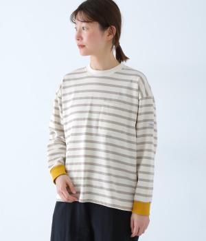 デラヴェボーダー配色プルオーバー