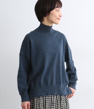 タートルワイドニット(ネイビー-38)