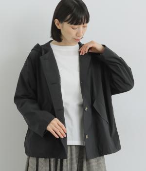 撥水加工フードコート(ネイビー-F)
