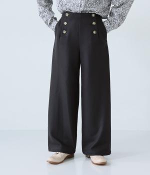 圧縮ウールマリンパンツ(ネイビー-36)