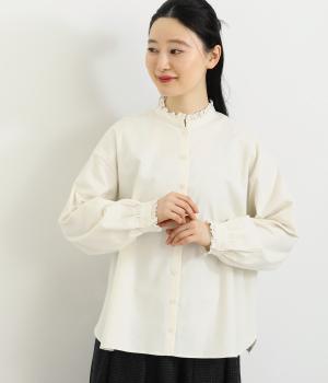 ビエラナチュラルピーチワッシャーシャツ